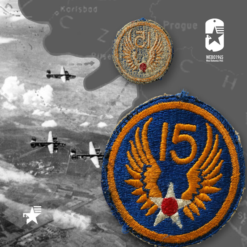 Originální nášivka US 15. letecká armáda